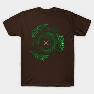 Ripple XRP in Futuristic design T-Shirt